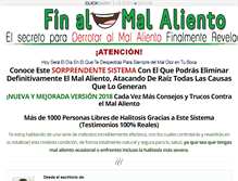 Tablet Screenshot of finalmalaliento.com